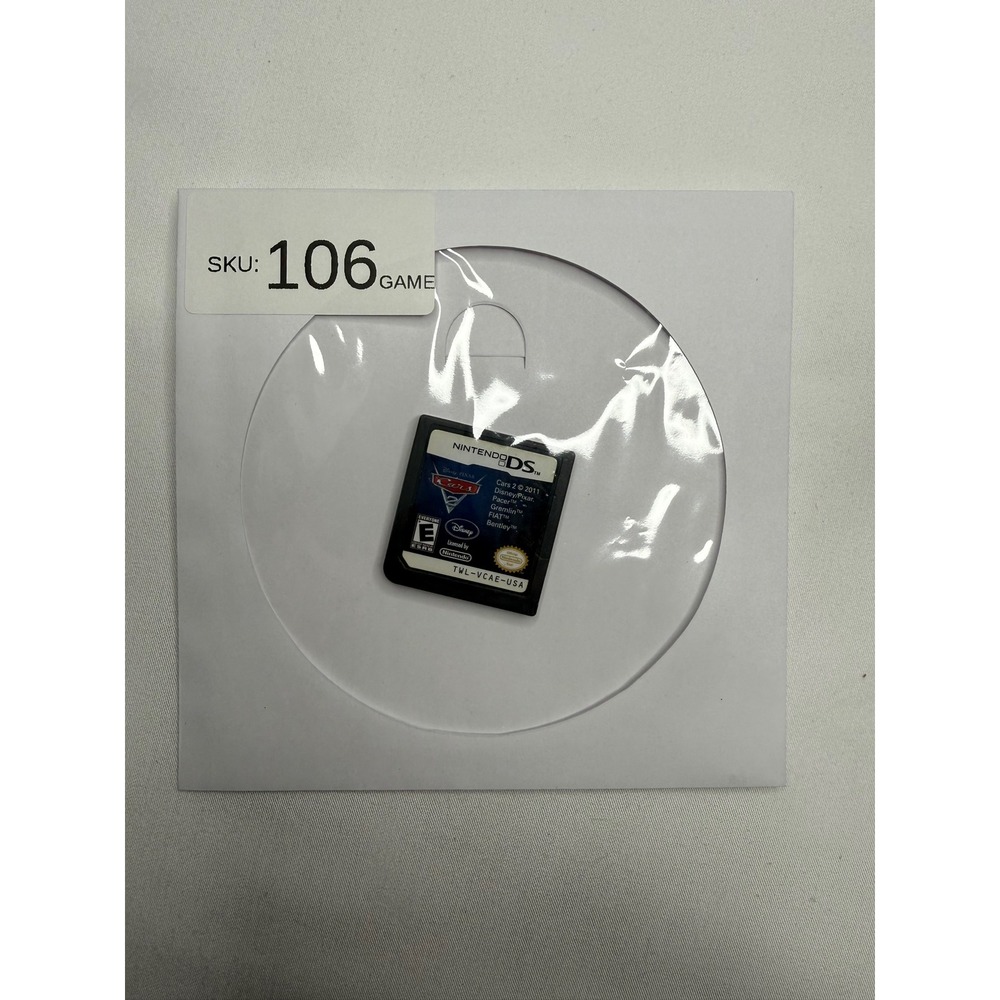 Disney Pixar Cars 2 Nintendo DS Game Cartridge - Picture 2 of 2